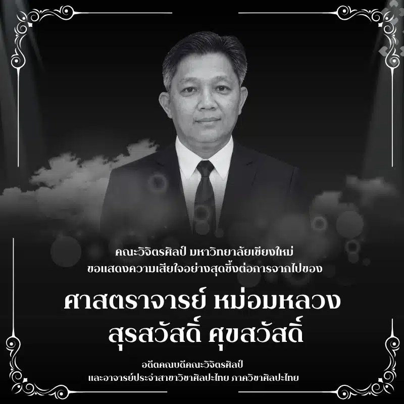 หม่อมหลวง สุรสวัสดิ์ ศุขสวัสดิ์ เสียชีวิต