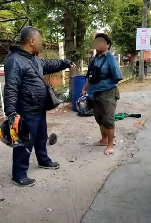 ไรเดอร์ โกงแอปฯ เปิดศึกแลกหมัด เพื่อนร่วมอาชีพ ไรเดอร์ผู้พิการเจ็บตัว-มือถือพัง-1