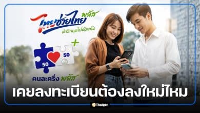 เคยลงทะเบียน "คนละครึ่งพลัส" ต้องลงทะเบียน "ไทยช่วยไทยพลัส" ไหม เช็กคำตอบก่อนกดสิทธิ