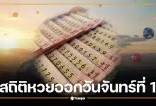 สถิติหวยออกวันจันทร์ที่ 1 ย้อนหลัง 14 งวด วิเคราะห์แนวทางงวด 1 มิถุนายน 2569