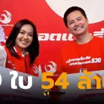ถูกรางวัลที่ 1 ลอตเตอรี่พลัส 54 ล้าน