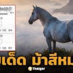 เลขเด็ด ม้าสีหมอก งวด 1 มิถุนายน 2569
