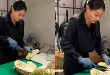 เจ้าฟ้าสิริวัณณวรีฯ ทรงปอกทุเรียนด้วยพระองค์เอง การันตีคุณภาพทุเรียนไทย สู่สายตาคนทั้งโลก