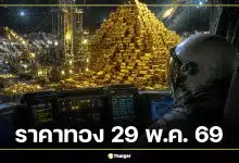 ราคาทอง 29 พ.ค. 69 จับตาเปิดตลาด หลัง 28 พ.ค. ร่วงหนัก เปิดเช้าลบ 1,000 บาท