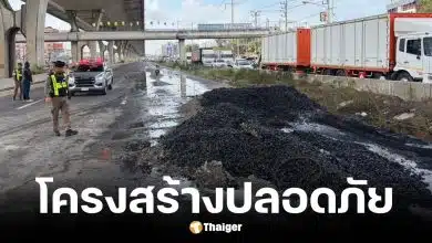 ทางด่วนบูรพาเปิดจราจรตามปกติ หลังไฟไหม้รถขนแบตลิเธียม