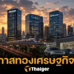 เศรษฐกิจไทยยังไม่เจ๊ง ต่างชาติแห่ลงทุนสูงสุดรอบ 60 ปี Google Amazon ค่ายรถ EV นำทัพ