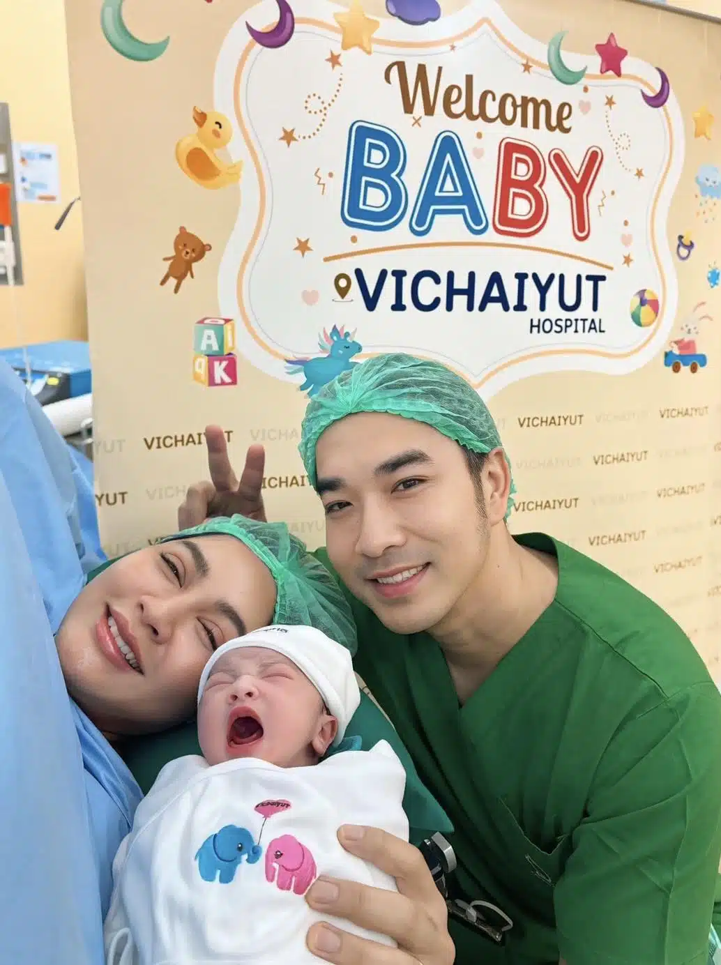 เจมส์ เรืองศักดิ์-ครูก้อย แฮปปี้เผยโฉม น้องมีเมตตา ลูกสาวคนที่ 2 น่ารักมาก-1