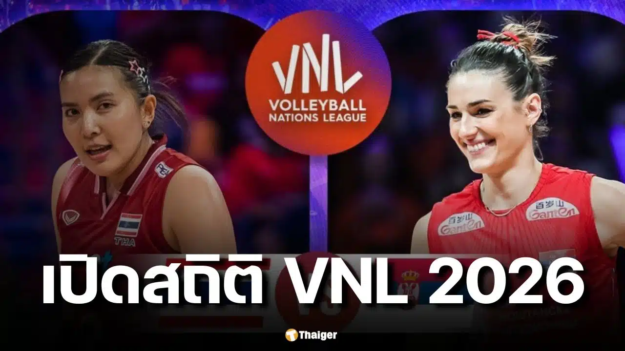 เปิดสถิติ 5 นัดหลังสุด ไทย พบ เซอร์เบีย ก่อนประเดิม VNL 2026 ไทยมีลุ้นหรือไม่