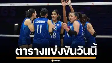 ตารางแข่งขัน วอลเลย์บอลหญิง เนชันส์ลีก 2026 วันนี้ 4 มิ.ย. 69 ครบทุกแมตช์
