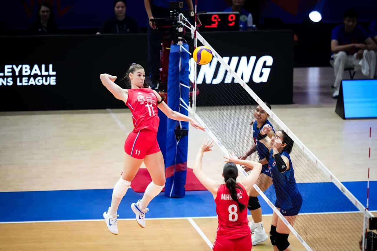 วอลเลย์บอลหญิงไทย เซอร์เบีย เซต 1