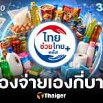 ไทยช่วยไทยพลัส สูตรคำนวณเติมเงิน จ่ายเองกี่บาท ทำตามนี้ง่ายมาก