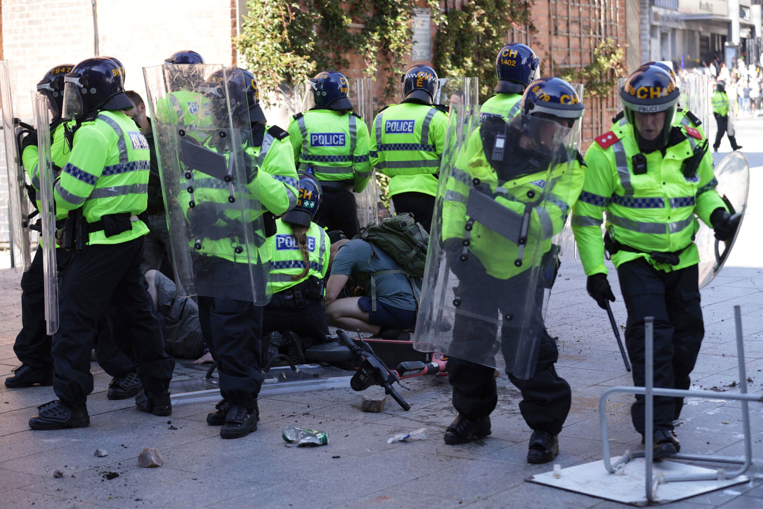 Liverpool library torched in violent unrest