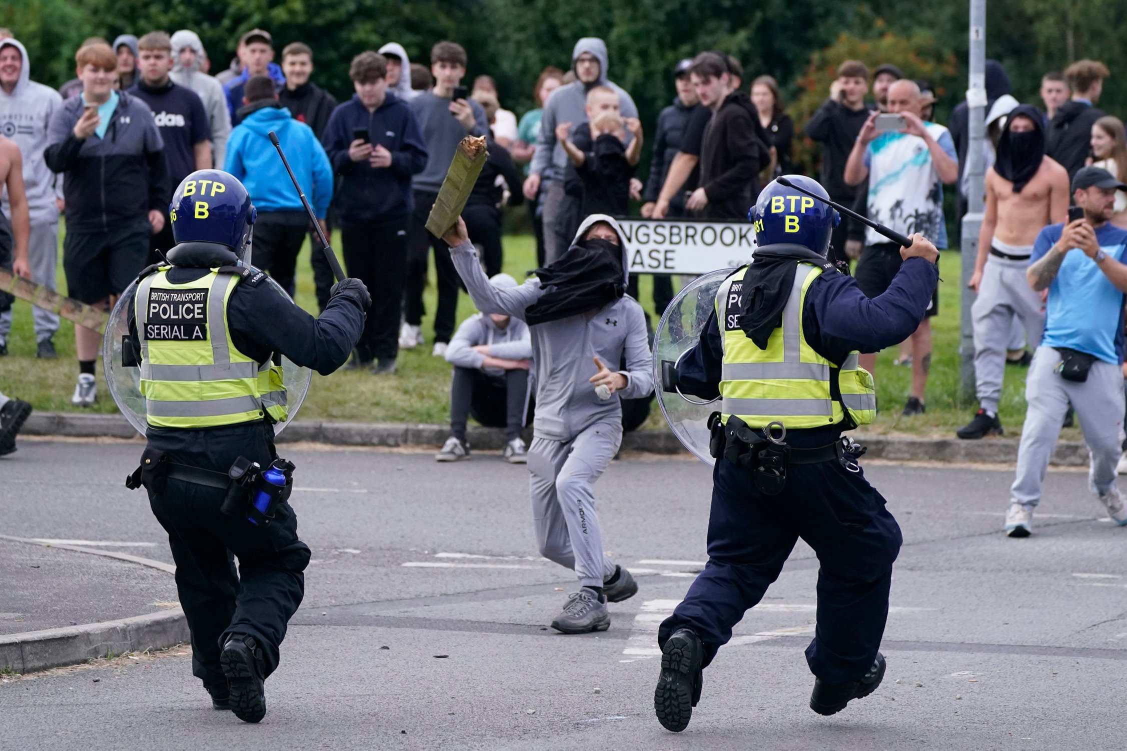 Britain Protests in court