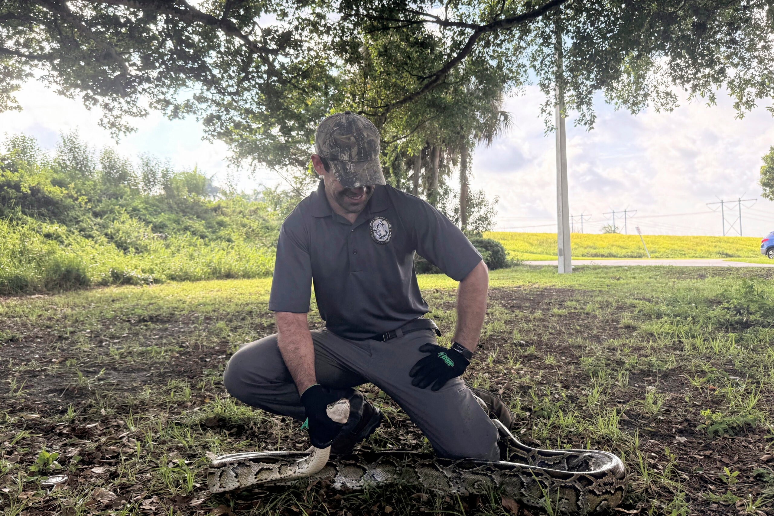 Veterans tackle Burmese pythons for Florida's ecosystem and therapy