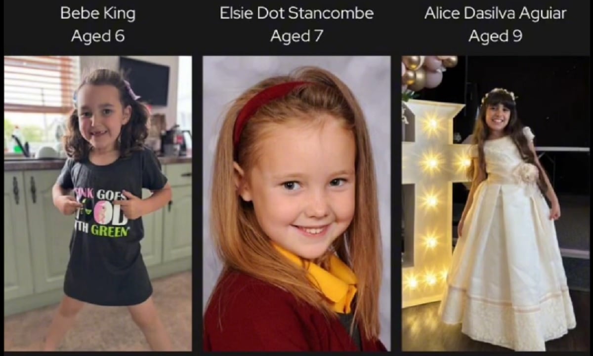 Bebe King (6) Elsie Dot Stancombe (7) and Alice Dasilva Aguiar Court