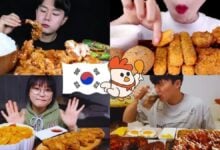 Korean YouTuber Boki takes on colossal mukbang meal