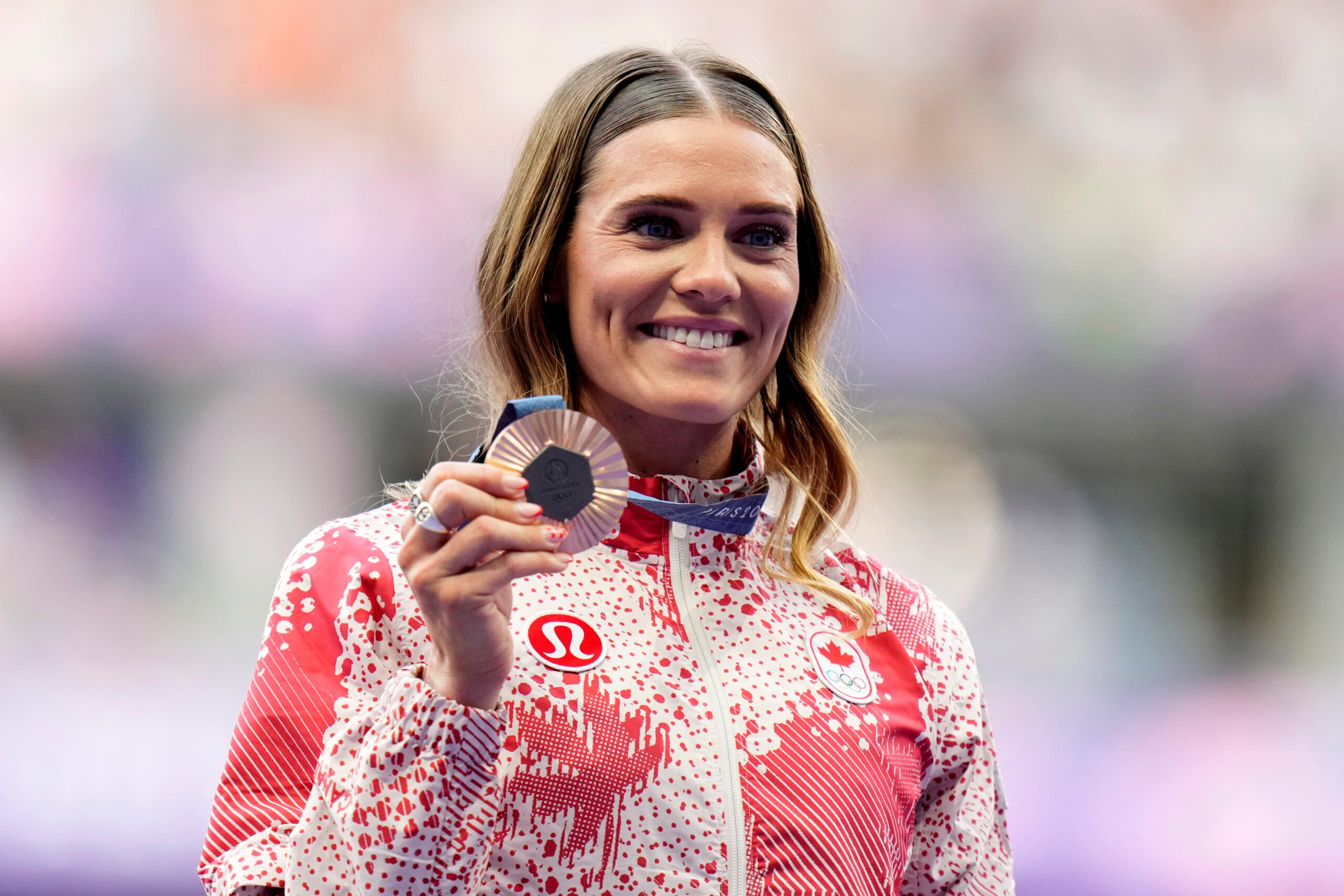 Olympian Alysha Newman twerks after winning Canada's first pole vault medal