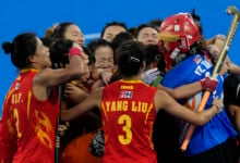 Hockey fans call for China’s disqualification after brawl with Belgium