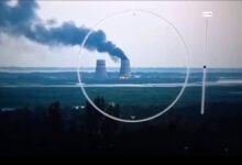 Fire erupts at Zaporizhzhia nuclear plant cooling tower