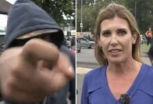 Sky News reporter harassed during Birmingham far-right protest coverage