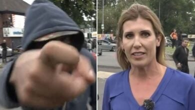 Sky News reporter harassed during Birmingham far-right protest coverage