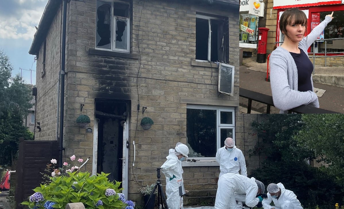 woman and child die in huddersfield house fire