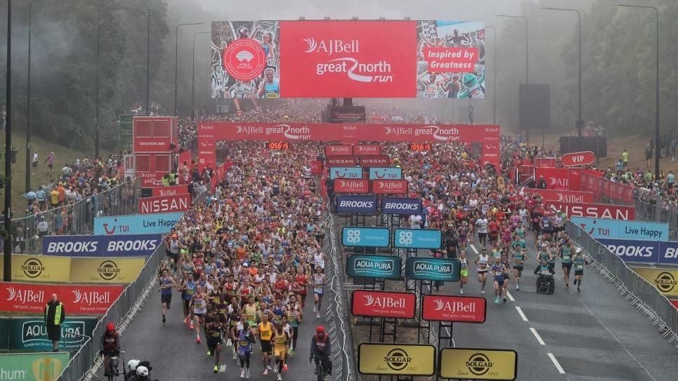 Runner dies after collapsing during Great North Run