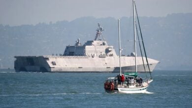 Navy commander dismissed for secretly installing satellite dish on warship