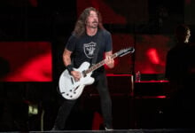 Dave Grohl of the Foo Fighters performs at Festival d'été de Québec, July 8, 2023, at Plains of Abraham in Quebec City. (Photo by Amy Harris/Invision/AP, File).