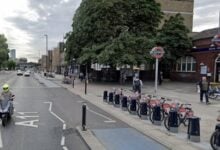 Police car hits girl outside school in east London