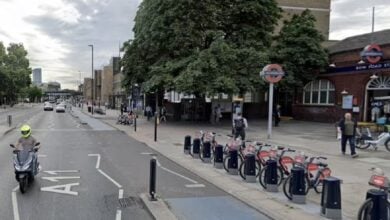 Police car hits girl outside school in east London