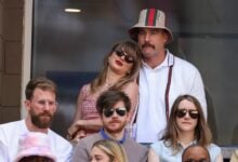 Travis Kelce caught watching game during US Open match with Swift