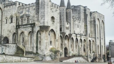 Yesterday, as British tourists admired the sacred sites of Avignon, an elderly woman endured a harrowing experience in a stifling French trial beside the historic courtroom ramparts.