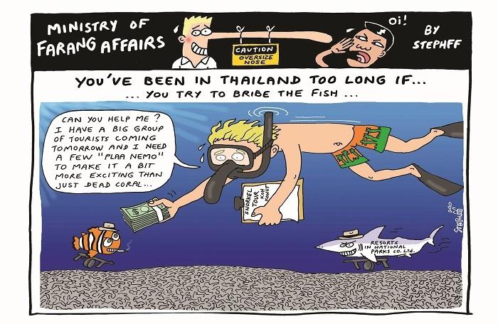 Ministry of Farang Affairs: Trying to bribe fish