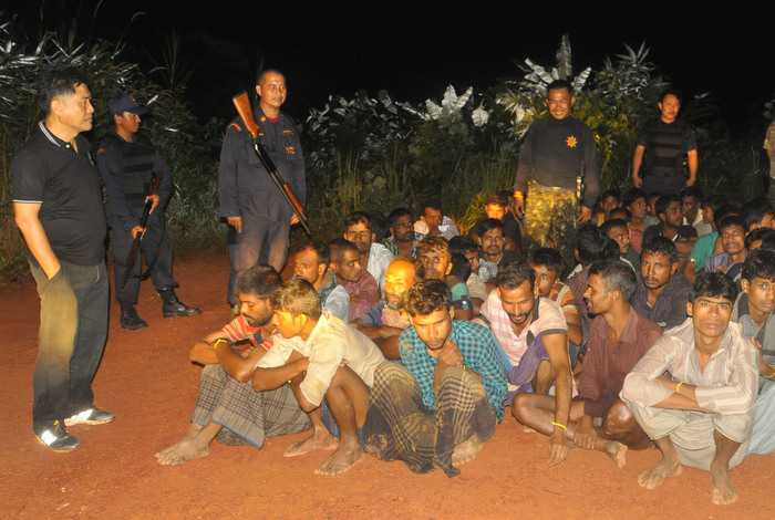 Scores of human trafficking victims rounded up north of Phuket