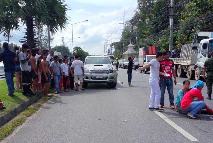 Phuket truck driver charged over fatal motorbike collision