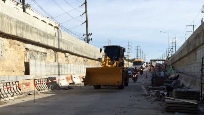 Phuket underpass will not open in time for Beach Games