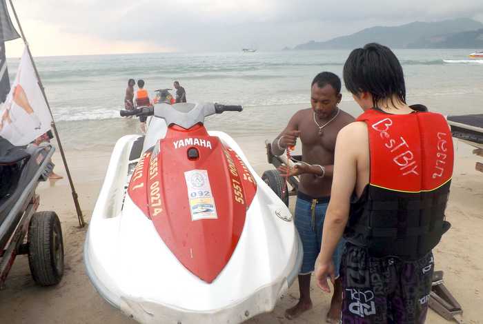 Phuket jet-skis to stay despite week of lethal danger, confirms Marine chief