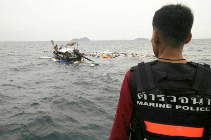 Cargo boat sinks off Phi Phi, crewman believed drowned