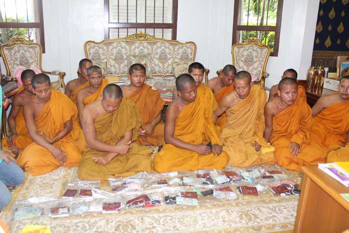 Cambodian monks disrobed in Phuket, await deportation