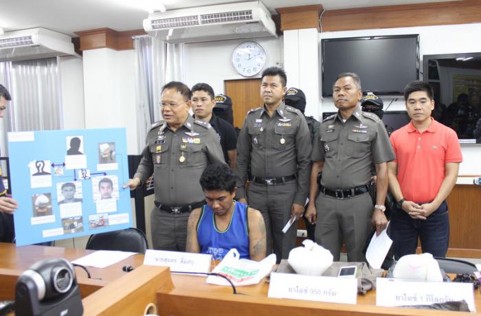 Phuket Police arrest drug mule with crystal meth, dealer escapes