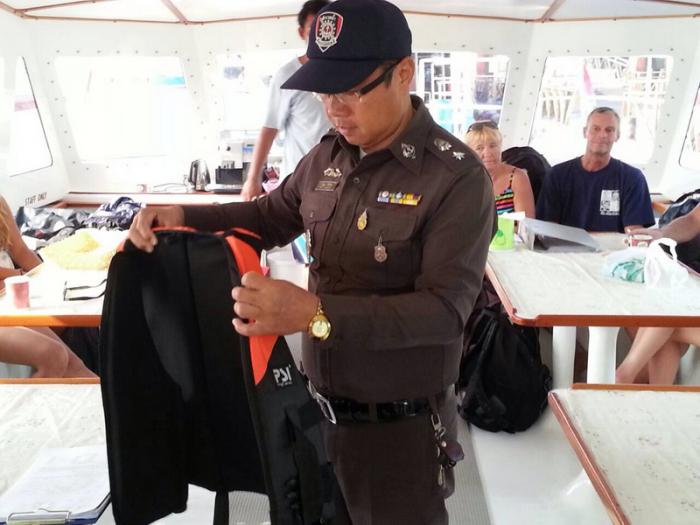 Phuket Marine Police conduct boat safety raids