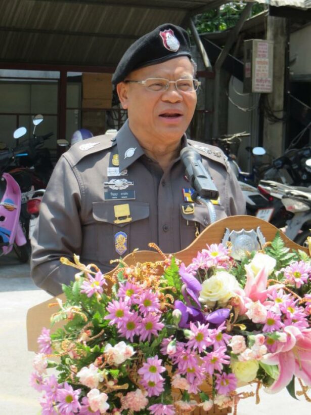 Region’s top cop praises understaffed Chalong Police