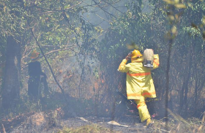 Dry Phuket conditions cause another blaze to errupt