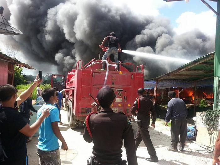 Fire ravages Phuket workers’ camp