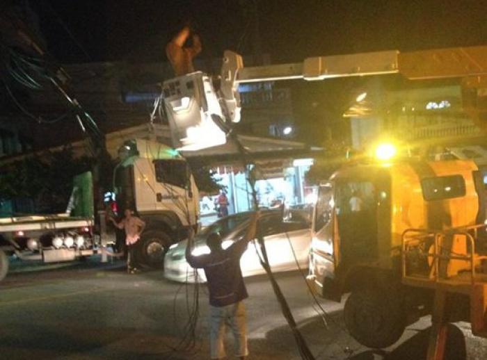 Snake causes blackout near Phuket Town