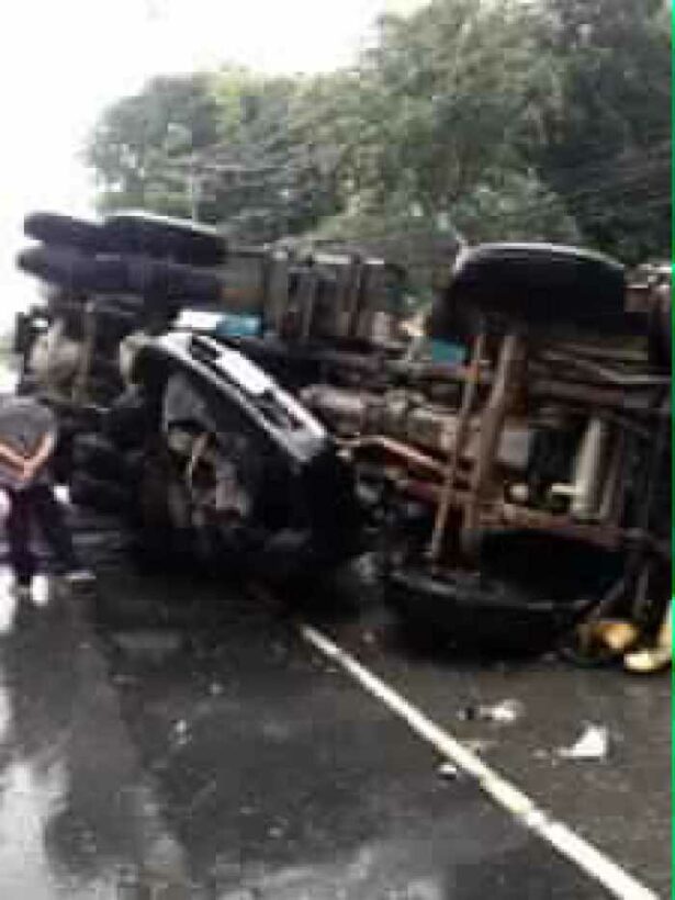 Breaking News: At least one dead in Phuket cement truck smash