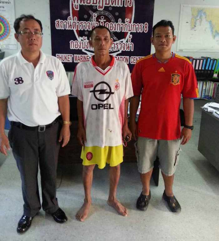 Speedboat rescues Phuket captain found floating at sea in life jacket