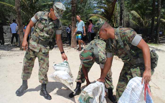 Optimism rules Phuket beach after clear out, cleanup