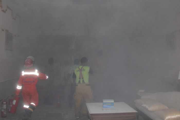 Phuket Provincial Hall smoked out during parlor fire